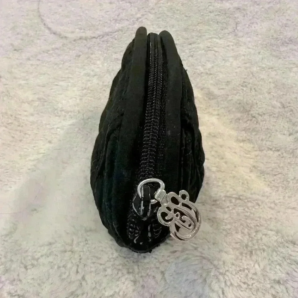 Vera Bradley Quilted Crescent Cosmetic Pouch 9x4x1.5